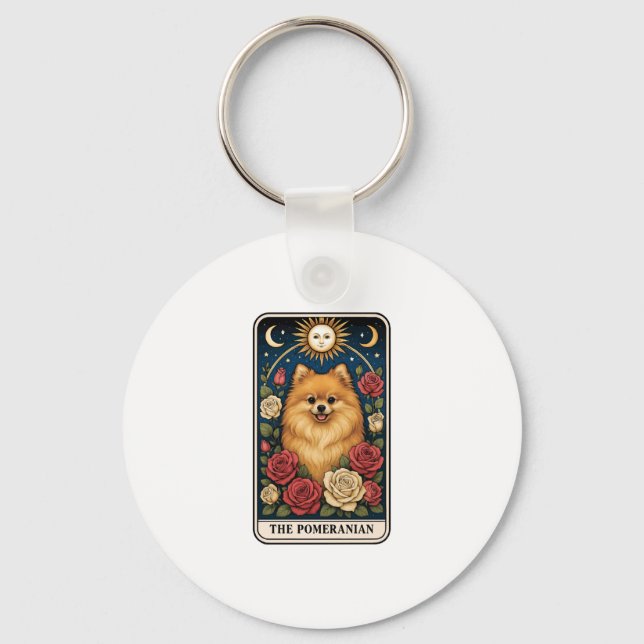 Pomeranian Keychain (Front)