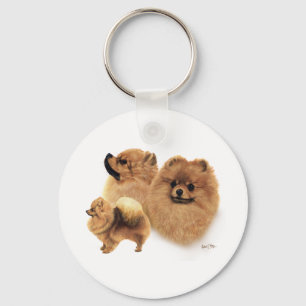 Pomeranian Keychain