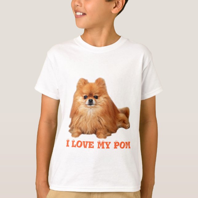 Pomeranian Kids T-Shirt (Front)