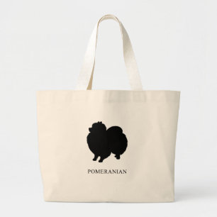 Pomeranian Large Tote Bag