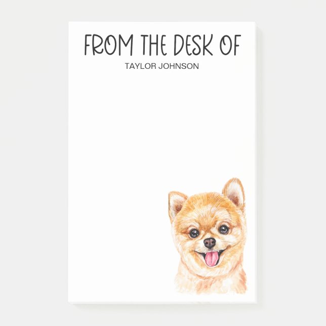 Pomeranian Lover Post-it Notes (Front)