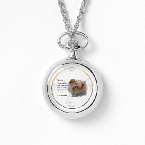 Pomeranian Lovers Gifts Watch