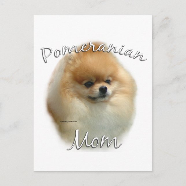 Pomeranian Mom 2 Postcard (Front)