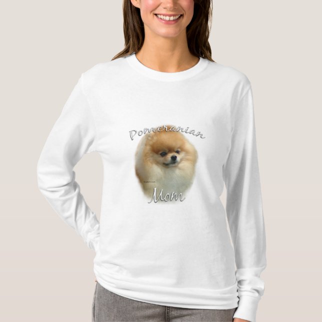 Pomeranian Mom 2 T-Shirt (Front)