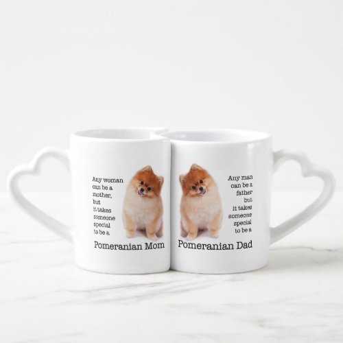 Pomeranian Mom and Dad Mugs