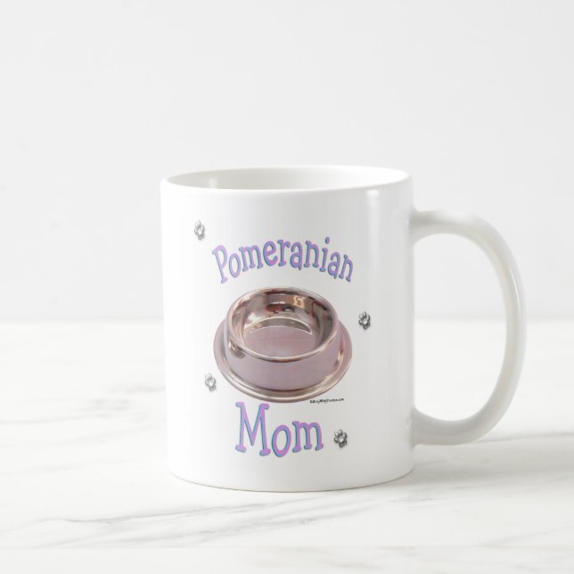 Pomeranian Mom Coffee Mug (Right)