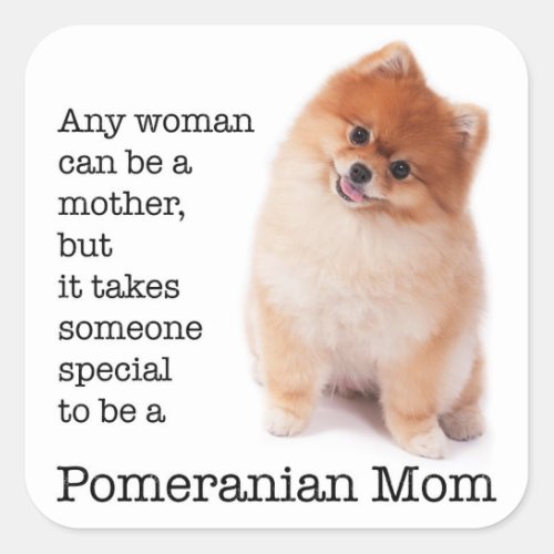 Pomeranian Mom Stickers