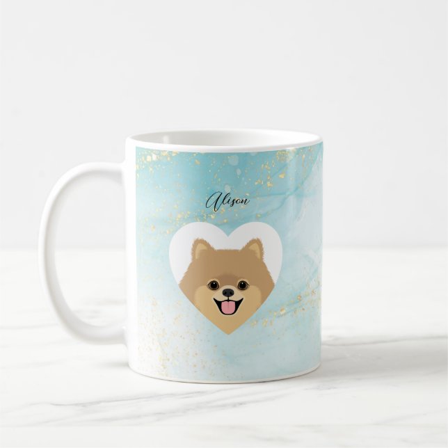 Pomeranian Mugs (Left)