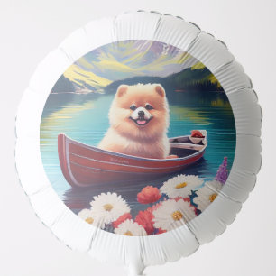 Pomeranian on a Paddle: A Scenic Adventure Balloon