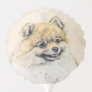 Pomeranian (Orange) Painting - Original Dog Art Balloon