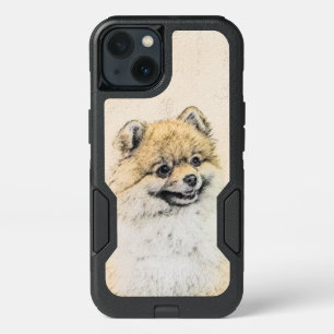 Pomeranian (Orange) Painting - Original Dog Art iPhone 13 Case