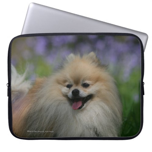 Pomeranian Panting Laptop Sleeve