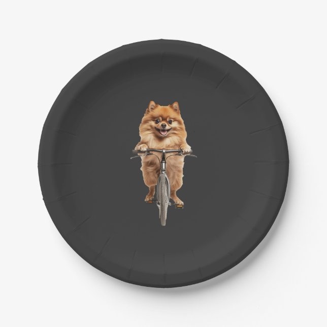 Pomeranian Paper Plates (Front)