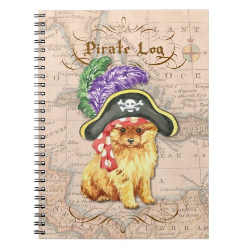 Pomeranian Pirate Notebook