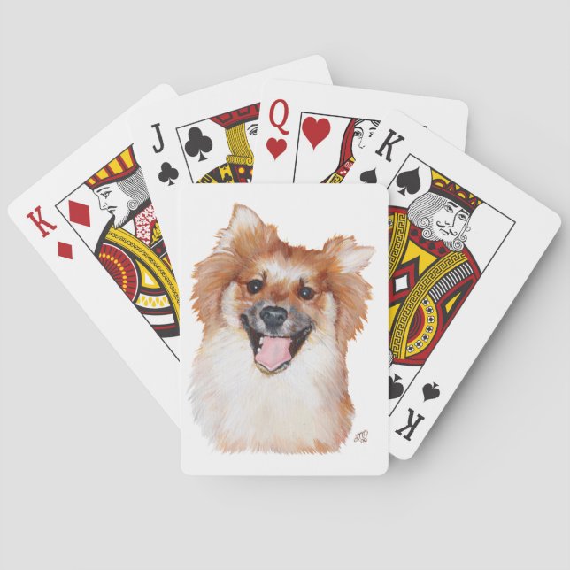 Pomeranian Poker Cards (Back)