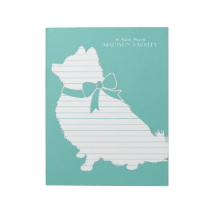 Pomeranian Pom Dog Puppy Notepad