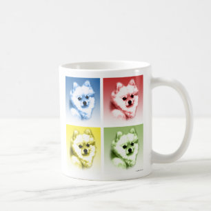 Pomeranian Pop Art Coffee Mug