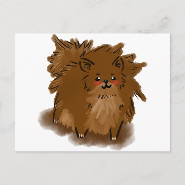 Pomeranian Postcard (Front)