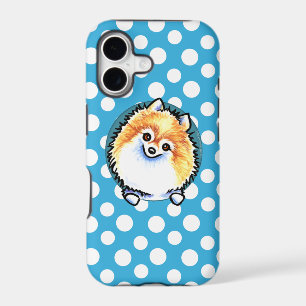Pomeranian Pretty Polka Dots iPhone 17 Case