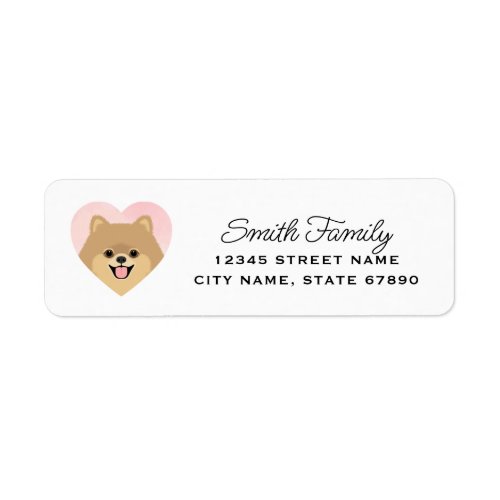 Pomeranian Return Address Labels