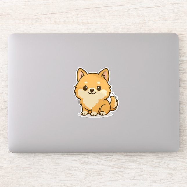 Pomeranian Sticker (Computer)