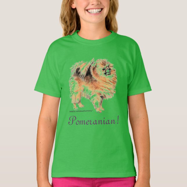 Pomeranian! T-Shirt (Front)