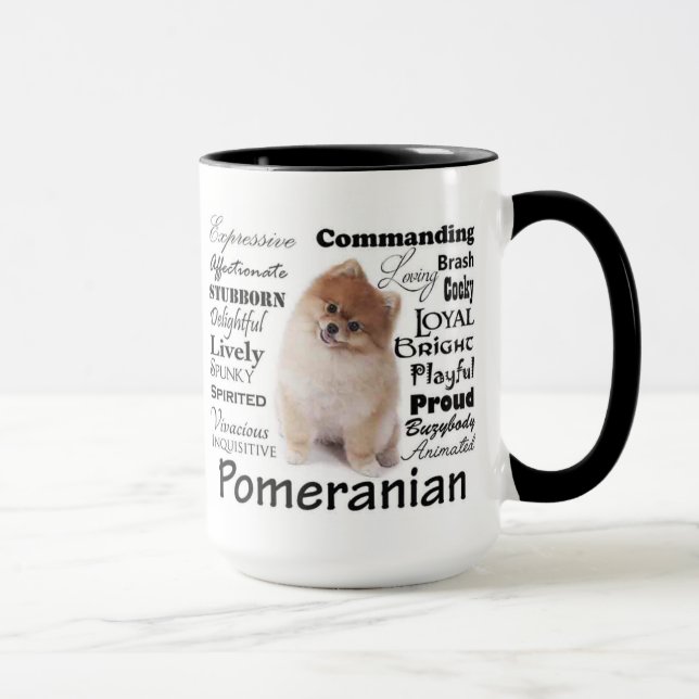 Pomeranian Traits Mug (Right)