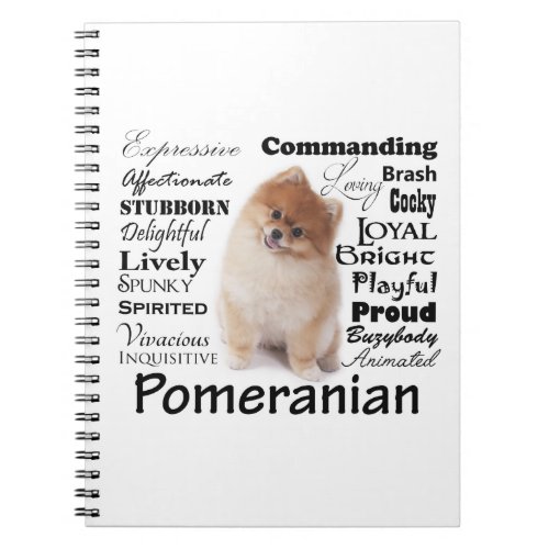 Pomeranian Traits Notebook
