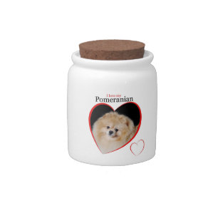 Pomeranian Treat Jar
