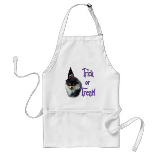 Pomeranian Trick Adult Apron