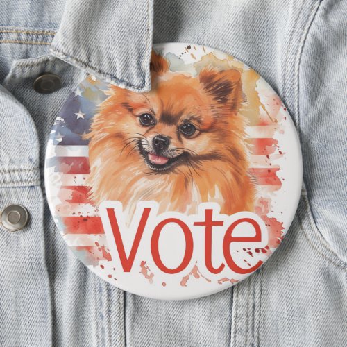 Pomeranian US Elections Vote for Paws_itive Change Button