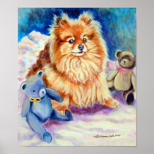 Pomeranian Wall Print