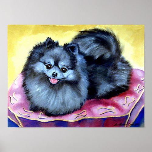 Pomeranian Wall Print Poster