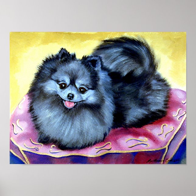 Pomeranian Wall Print Poster (Front)