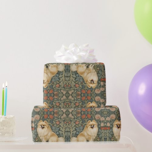 Pomeranian wrapping paper