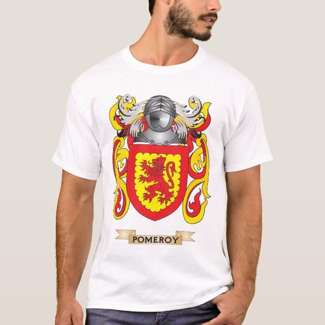 Pomeroy Coat of Arms (Family Crest) T-Shirt (Front)