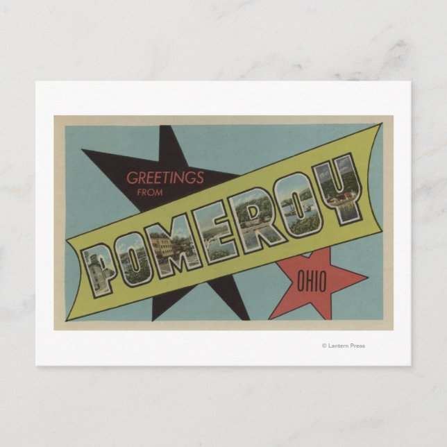 Pomeroy, OhioLarge Letter ScenesPomeroy, OH Postcard (Front)