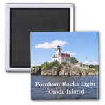 Pomham Rocks Light, Rhode Island Magnet at Zazzle