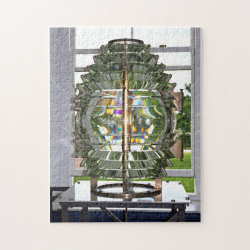 Pomham Rocks Lighthouse Fresnel Lens Rhode Island Jigsaw Puzzle