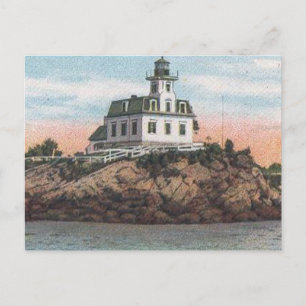 Pomham Rocks Lighthouse Postcard