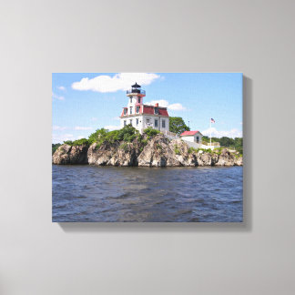 Pomham Rocks Lighthouse, Rhode Island Canvas Print