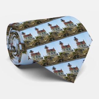 Pomham Rocks Lighthouse, Rhode Island Mens Tie
