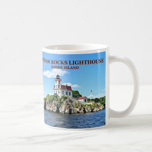 Pomham Rocks Lighthouse, Rhode Island Mug