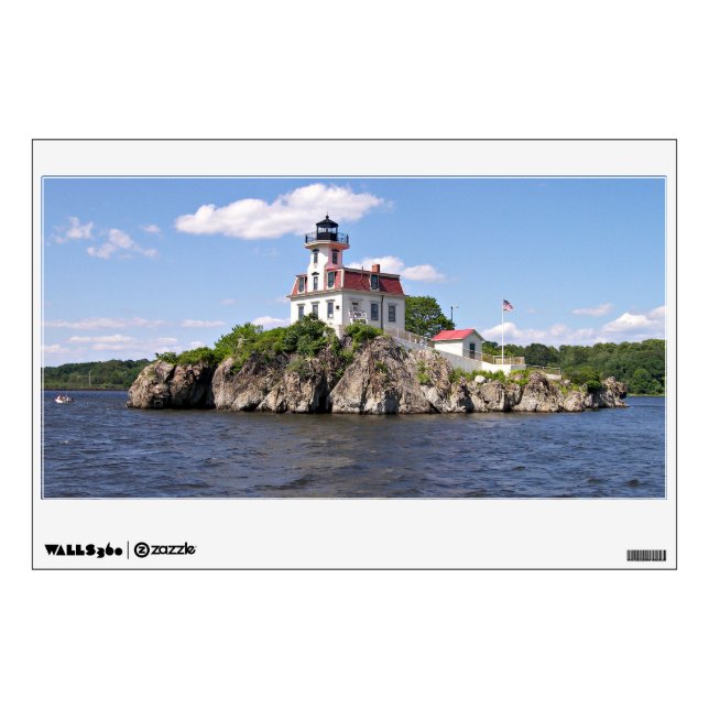 Pomham Rocks Lighthouse, Rhode Island Wall Sticker (Front)