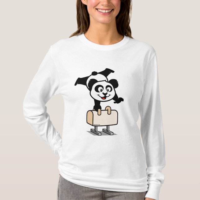 Pommel Horse Panda T-Shirt (Front)