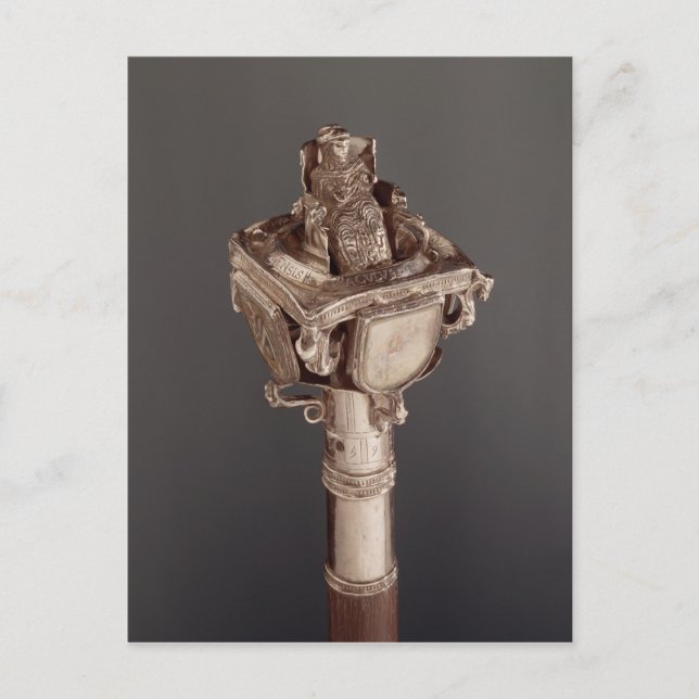 Pommel of the consistorial baton depicting postcard (Front)
