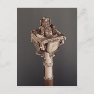 Pommel of the consistorial baton depicting postcard