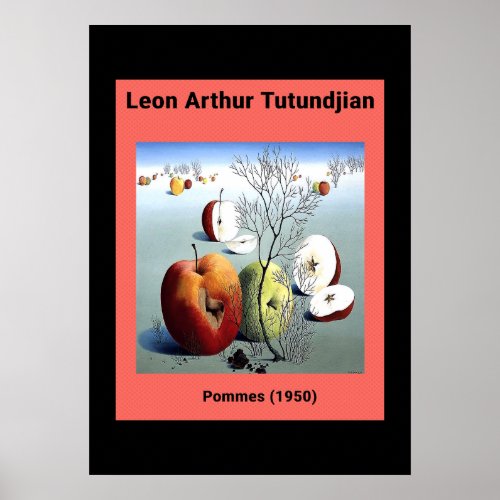 Pommes by Leon Arthur Tutundjian 1950 Poster