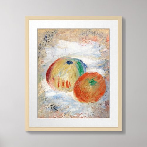 Pommes  Renoir Framed Art