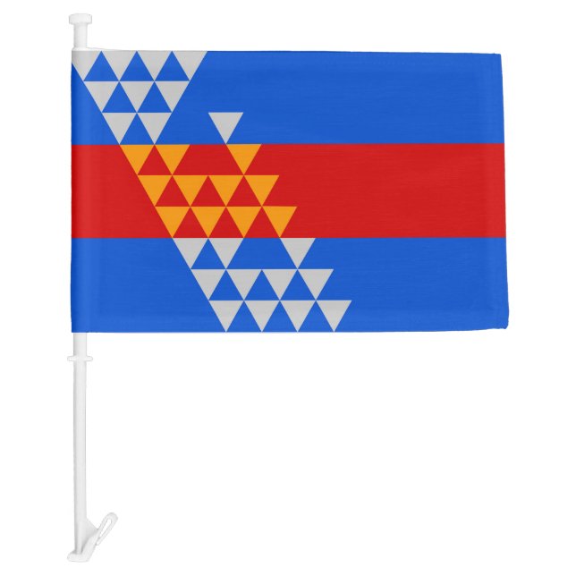 Pomo Indian Flag ethnic symbol american native usa (Front)